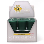 Northern Pine scented votives, box of 18