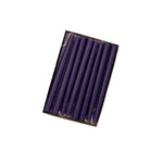 6" Plum Purple Tiny Taper Candles - Mole Hollow Candles