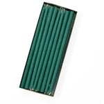 10" Sea Green Tiny Taper Candles - Mole Hollow Candles