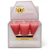 Summer Nights scented votive candles box of 18